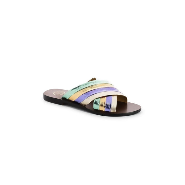 Rainbow Mules - Orange Muico - White Sun - White Sun* - The Bradery