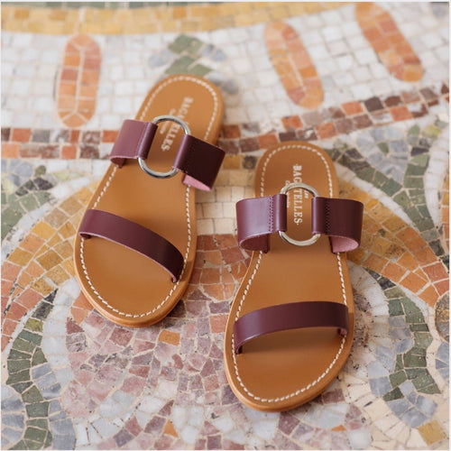 Sthenele Mules - Burgundy - Les Bagatelles - Les Bagatelles* - The Bradery