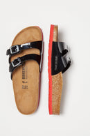 Mules Vernies Ibiza - Noir Et Rouge - Homme - Birkenstock1 - The Bradery