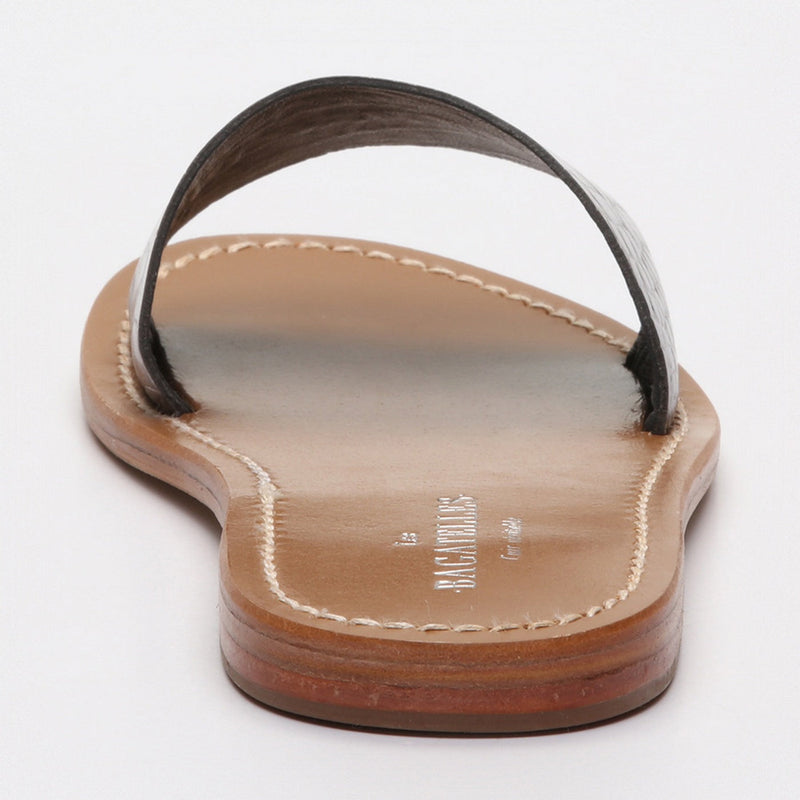 Mules York - MULES Croco Pewter Les Bagatelles