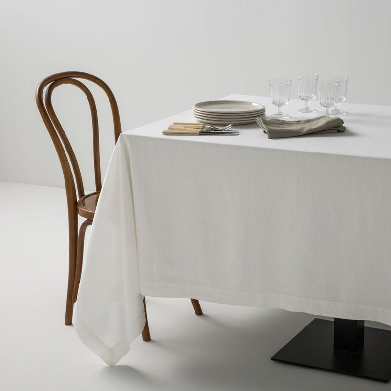 Washed Linen Tablecloth - Blanc - MOST - The Bradery