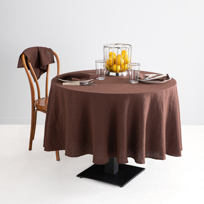 Tablecloth - Linen Wash - Cocoa