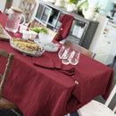 Nappe rectangle GAÏA Lie de vin - L'Effet Papillon - The Bradery