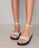 Sandalias con plataforma Nells - Desnudo