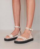 Sandalias con plataforma Nells - Desnudo