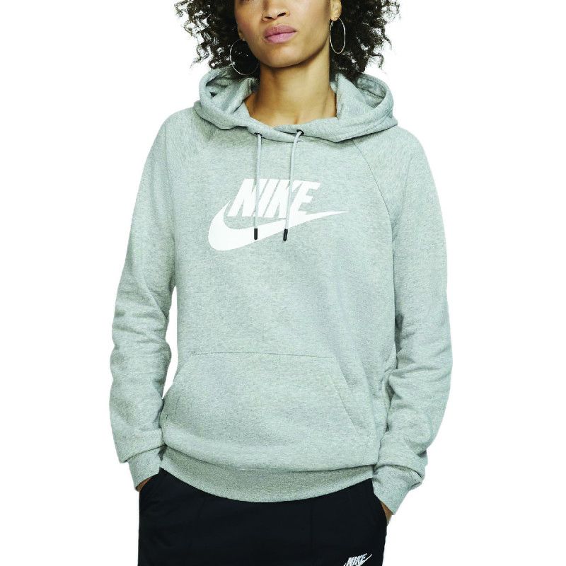 Nike - Tech Fleeze Hoodie - Sweat Femme Textile - Gris - Nike* - The Bradery