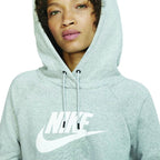 Nike - Tech Fleeze Hoodie - Sweat Femme Textile - Gris - Nike* - The Bradery