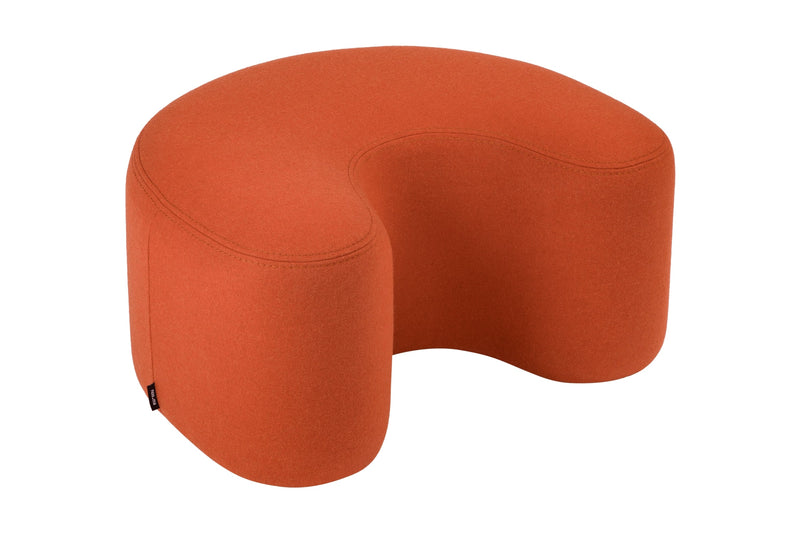 Pouf Ü - Terracotta Wool