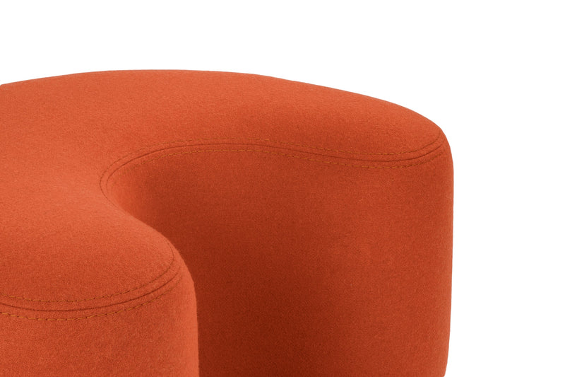 Pouf Ü - Terracotta Wool
