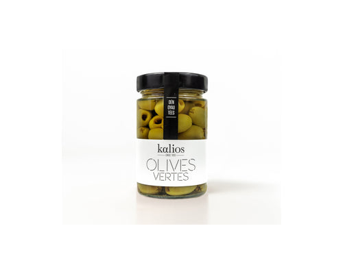 Olives Vertes Dénoyautées 310G Olives Kalios2