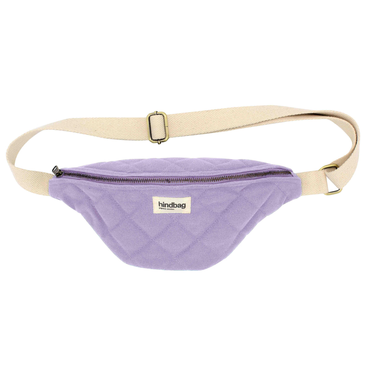 Quiltad midjeväska Olivia lila Hindbag2