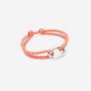 Bracelet Tangon - Damier Orange Et Blanc