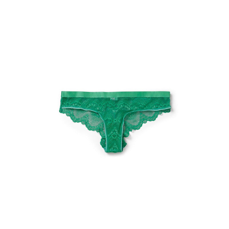 Pack De 2 Culottes Wave Lace Codie Cheeky - Orchid Bloom / Vert - Beck Sondergaard - The Bradery