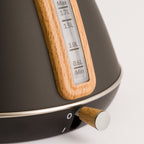 Pack - Tostadora Pequeña Toast Retro + Hervidor Grande Kettle Retro 1,7L - Negro