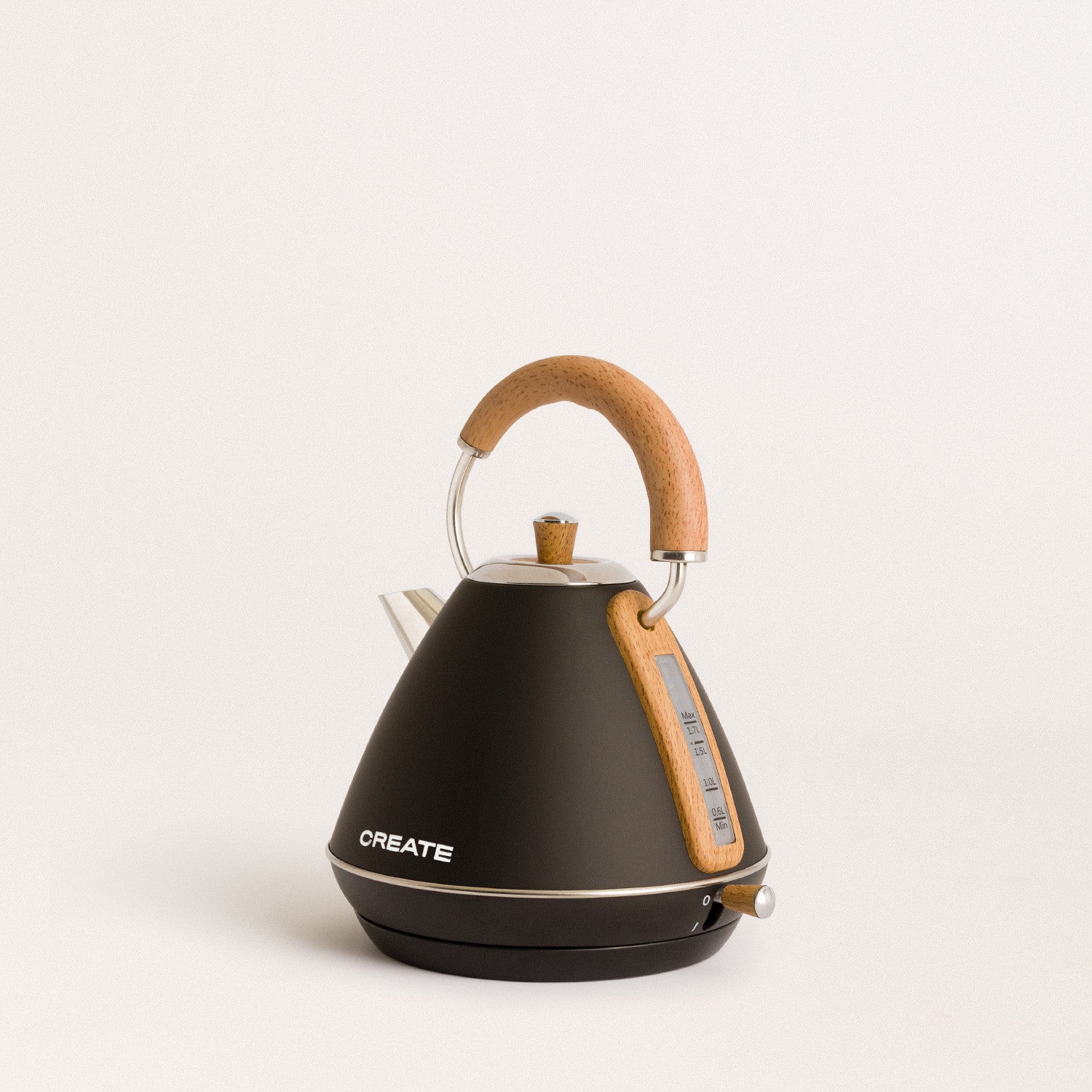Pack - Tostadora Pequeña Toast Retro + Hervidor Grande Kettle Retro 1,7L - Negro