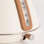 Pack - Tostadora Pequeña Toast Retro + Hervidor Grande Kettle Retro 1,7L - Blanco Roto