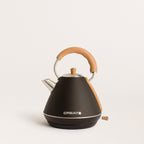 Pack - Tostadora Pequeña Toast Retro + Hervidor Grande Kettle Retro 1,7L - Negro