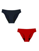 Lot 2 Coloris - Culotte Menstruelle - Flux Abondant