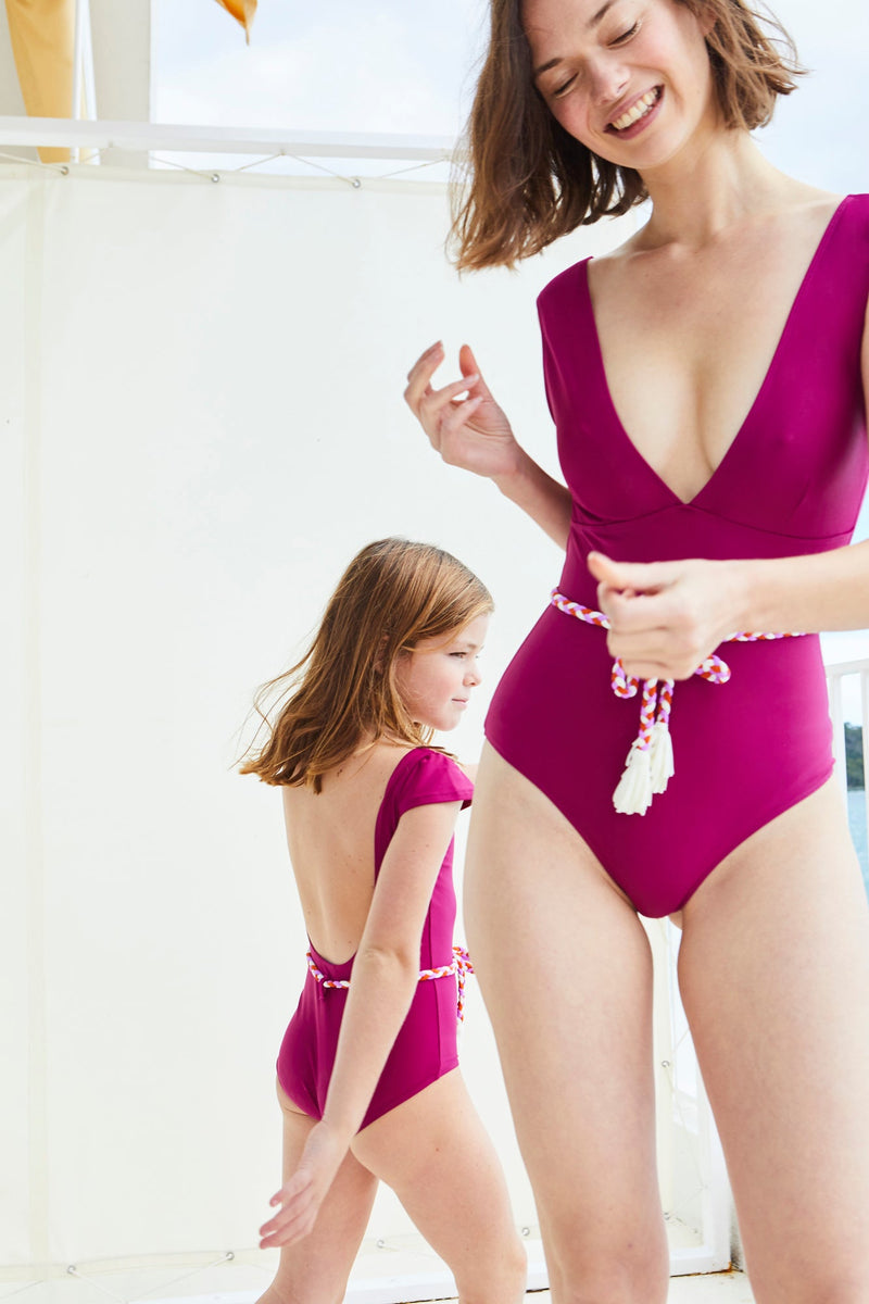 Palerma Plum - Bordeaux - Femme MAILLOTS Canopea