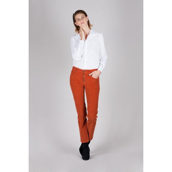 Pantalon Aloha Corduroy Brick - Coupe Droite - Notify - The Bradery