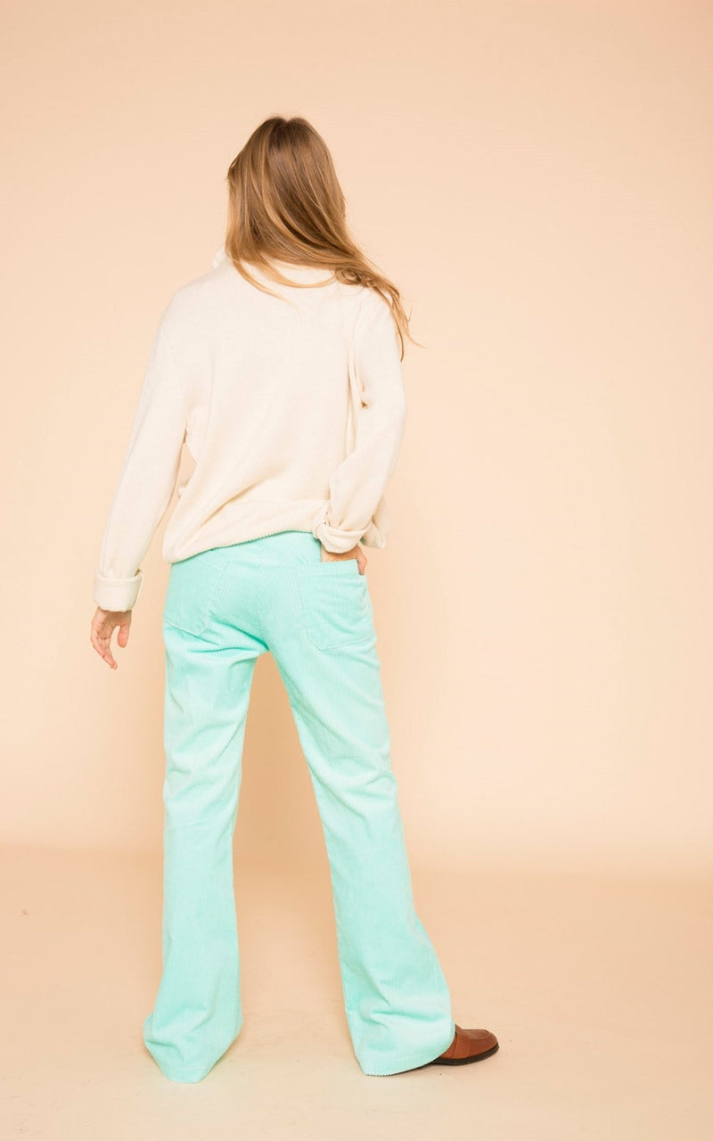 Pantalon Armand Valmer - Aqua - Modetrotter - The Bradery