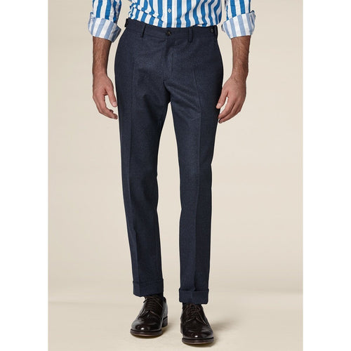 Hombre Pantalones con bajos reversibles - Petróleo - PantalonesDe Fursac