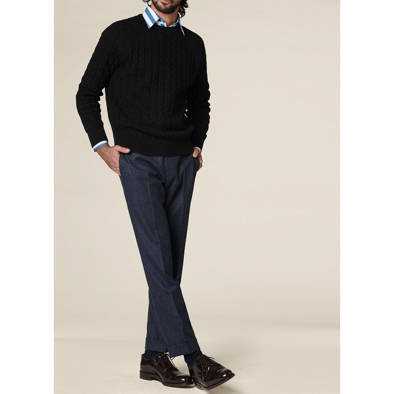 Hombre Pantalones con bajos reversibles - Petróleo - PantalonesDe Fursac