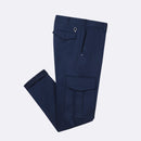 Pantalon Cargo Milly Cotton - Marine Foncé Prêt A Porter Faguo
