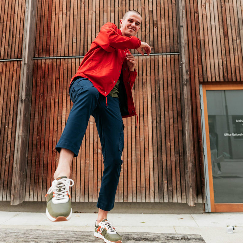 Pantalon Cargo Milly Cotton - Marine Foncé Prêt A Porter Faguo