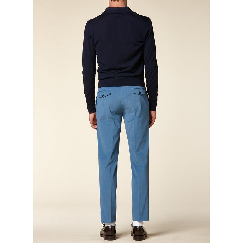 Pantalon Chino - Bleu Persan Pantalons De Fursac