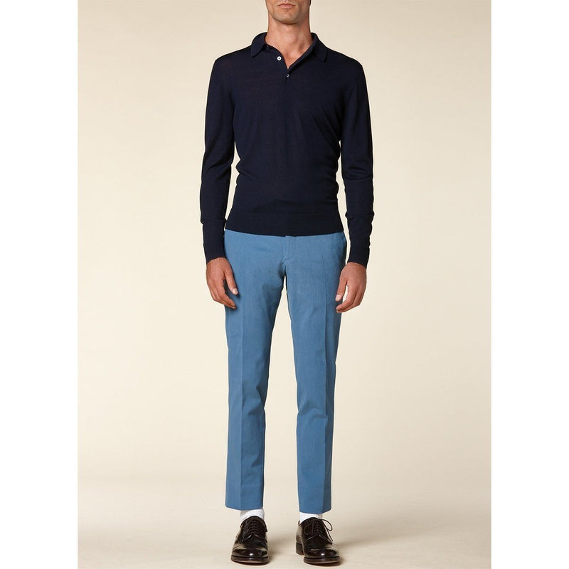 Chino Pants - Persian Blue Trousers De Fursac