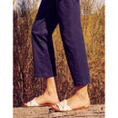 Pantalon Chino Highwaist Cropped Sandy Highwaist - Dark Navy - Reiko - The Bradery