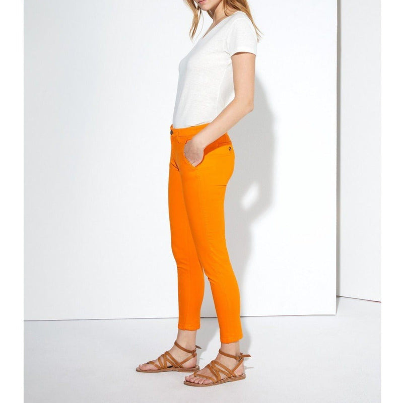 Pantalon Chino Sandy Cropped - Bright Orange - Reiko - The Bradery