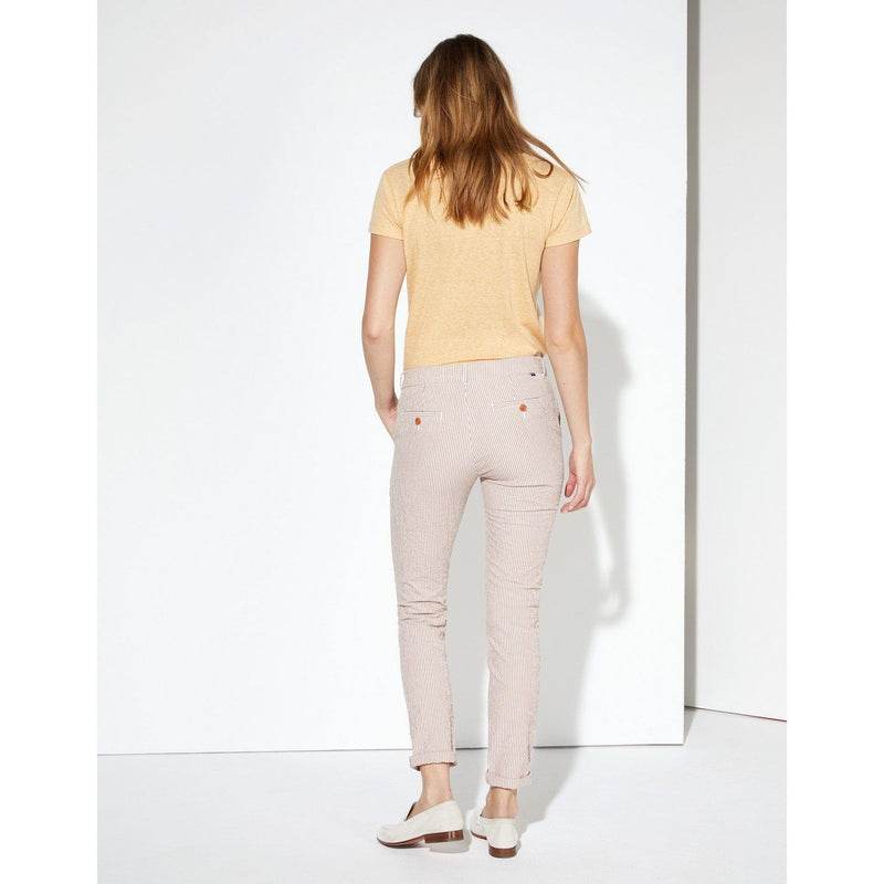 Pantalon Chino Sandy Fancy - Orange Stripes - Reiko - The Bradery