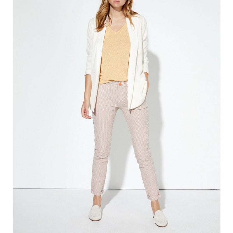 Pantalon Chino Sandy Fancy - Orange Stripes - Reiko - The Bradery