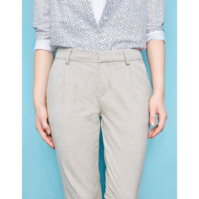 Pantalon Cigarette Larsonfancy - Grey Rafia - Reiko - The Bradery