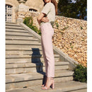 Pantalon Cigarette Liv Fancy - Baby Pink Tiles - Reiko - The Bradery