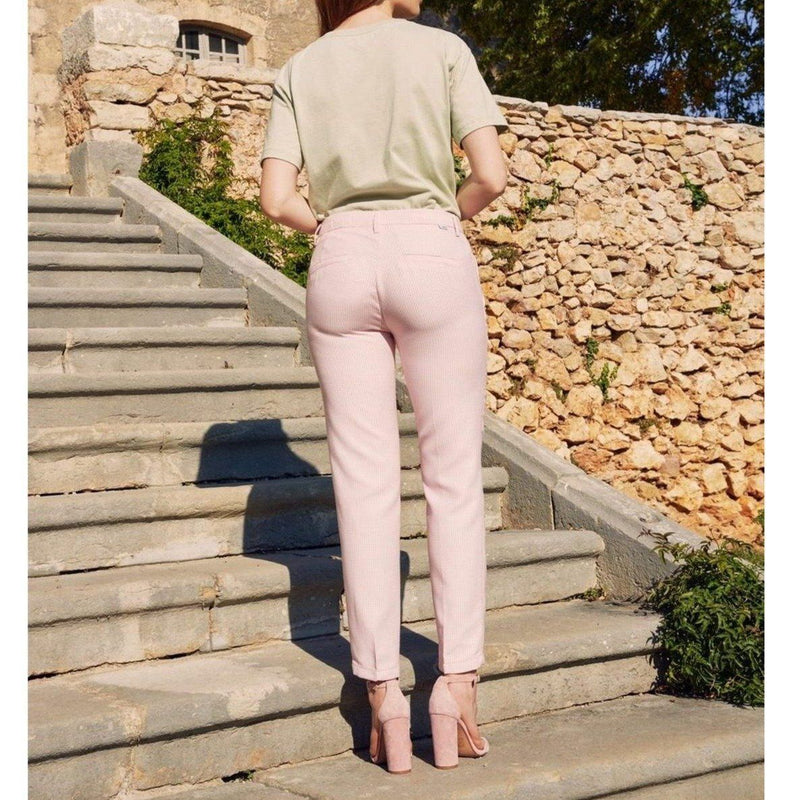Pantalon Cigarette Liv Fancy - Baby Pink Tiles - Reiko - The Bradery