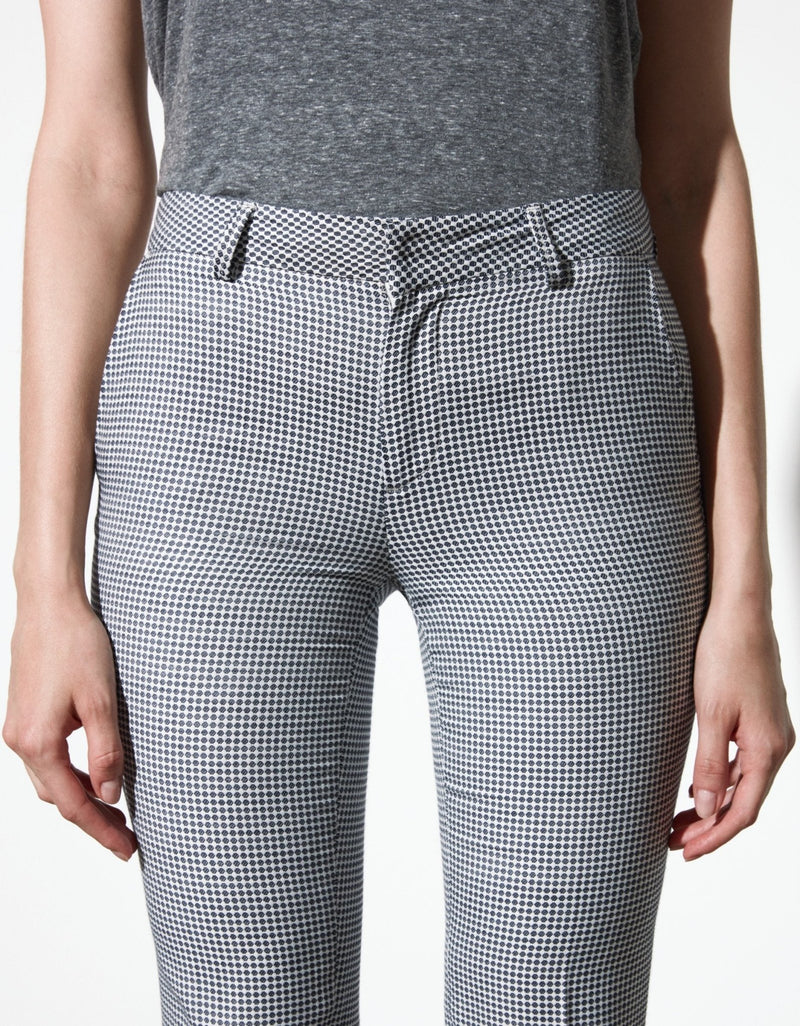 Pantalon Cigarette Liv Fancy - Blue Geo - Reiko - The Bradery