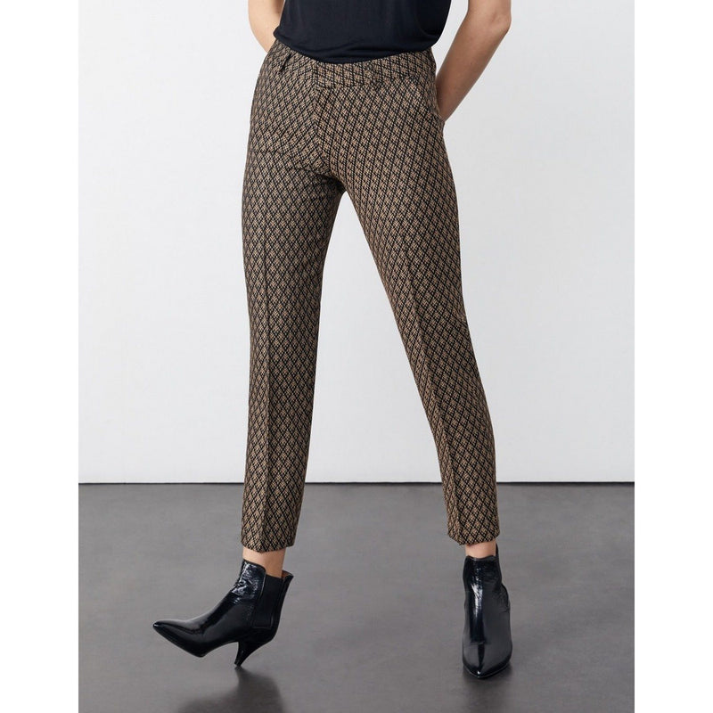Pantalon Cigarette Liv Fancy - Royal Leaves - Reiko - The Bradery