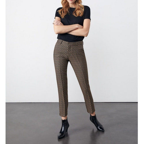 Pantalon Cigarette Liv Fancy - Royal Leaves - Reiko - The Bradery