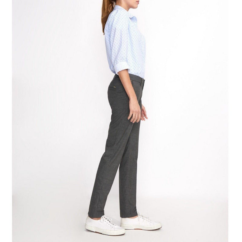 Pantalon Cigarette Lizzy Fancy - Gris Chine Fonce - Reiko - The Bradery