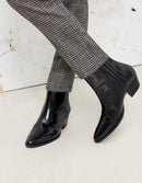 Pantalon Cigarette Lizzy Fancy - Silver Houndstooth - Reiko - The Bradery