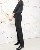 Pantalon Cigarette Louison Color - Black - Reiko - The Bradery