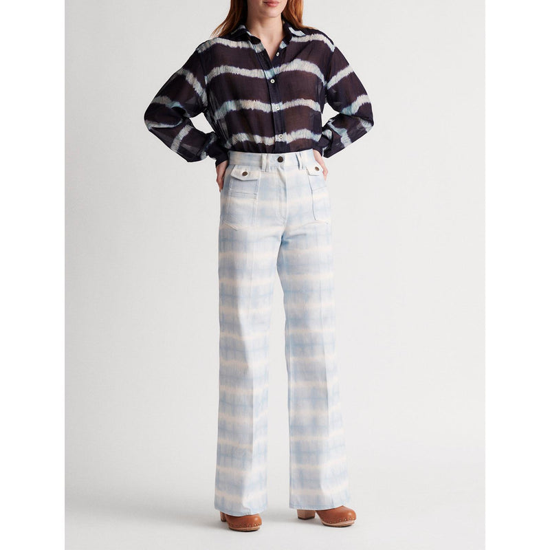 Trousers - Combi - Shorts ANNA - Sky blue Trousers Gerard Darel