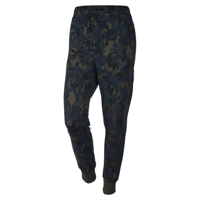 Pantalón Nike Tech Fleece Camo Track - 695344-325 - Caqui - Mujer PANTALÓN NIKE MUJER TEXTIL Nike