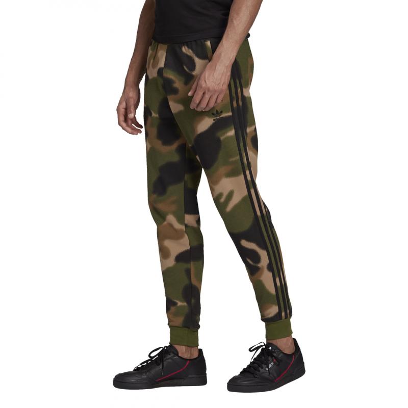 Adidas Originals Camo Track Pants - Khaki - Men Adidas CLOTHING