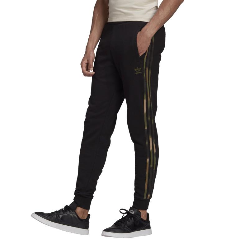 Adidas Originals Camo Stripes Track Pants - Black - Men Adidas CLOTHING