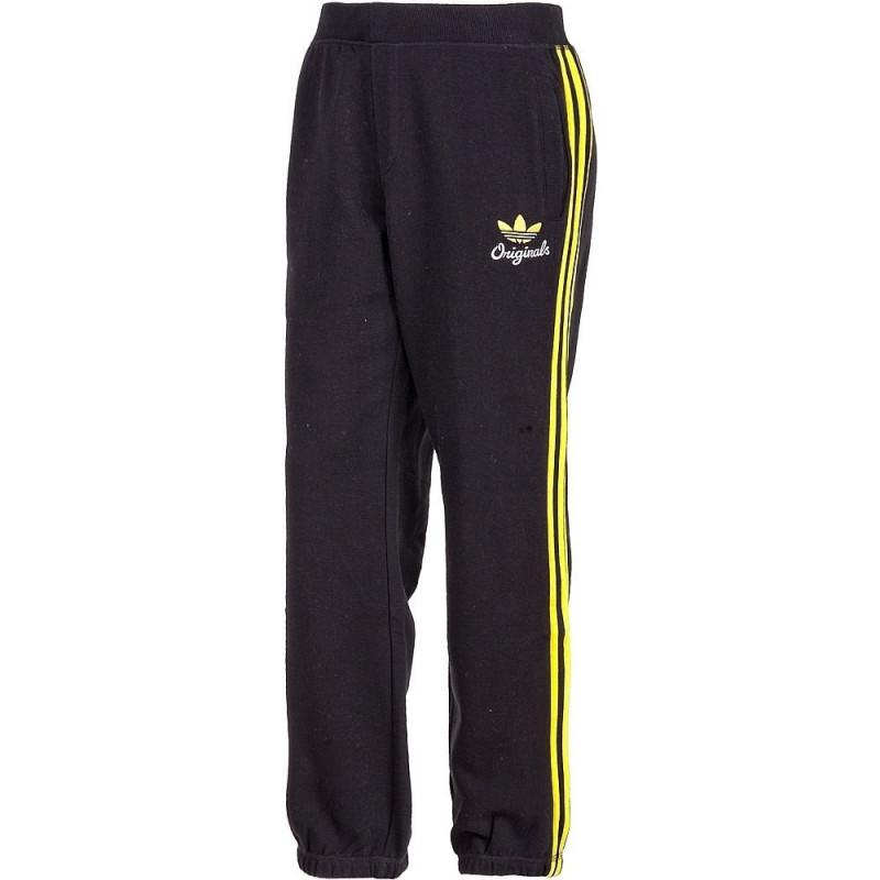 Pantalon De Survêtement Adidas Originals Spo Fleece - Noir - Homme VETEMENT Adidas