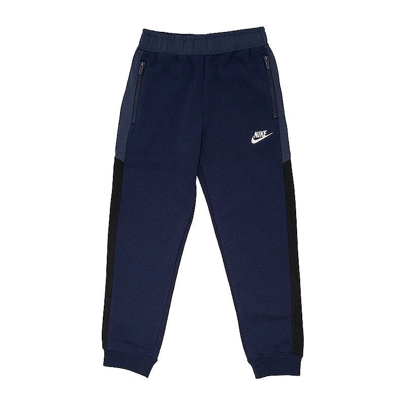 Pantalones de chándal Nike B Nsw Hybrid Flc - Azul - Nike2 - The Bradery